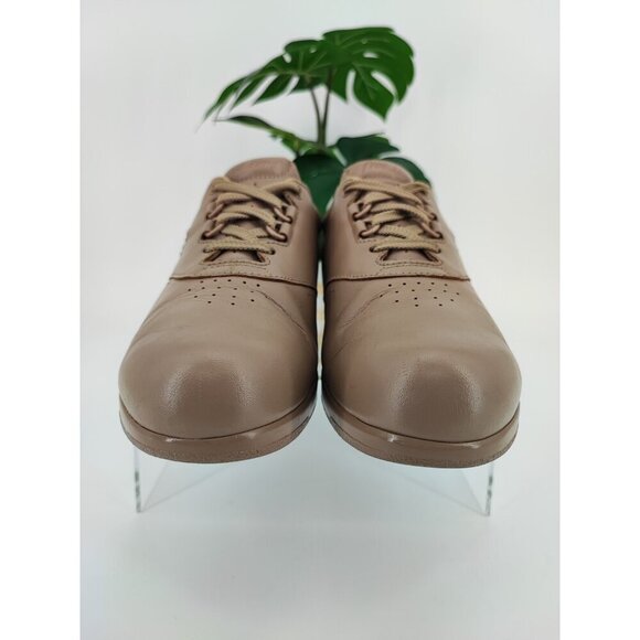 SAS Free Time Leather Diabetic Walking Shoes Brown Lace Up Womens Size 9.5N US - Picture 2 of 10